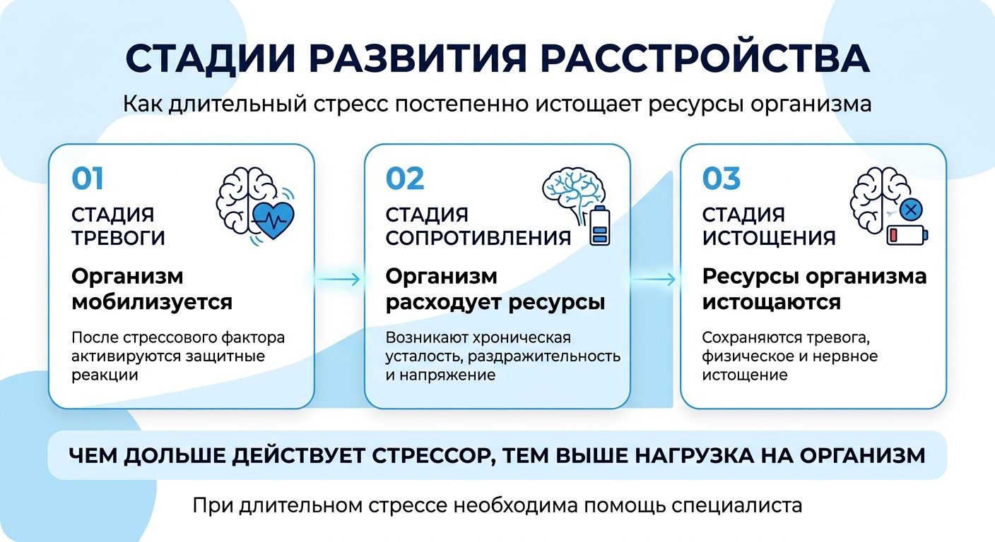 Лечение стресса в Кимрах инфографика